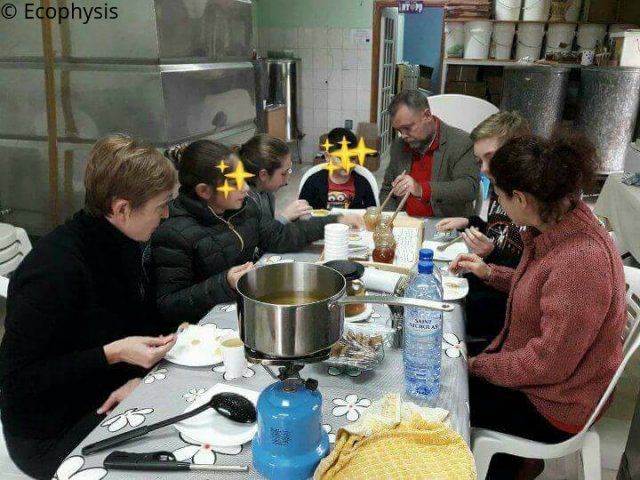 christmas candle making at ecophysis